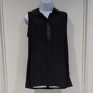 Acrobat Black Sleeveless Women's Top Size L